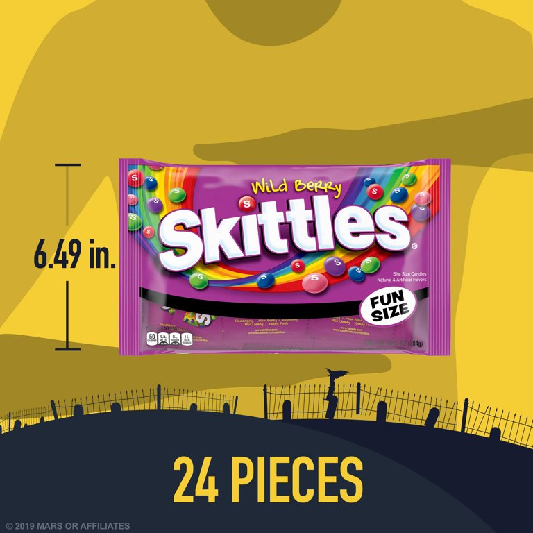 Skittles Bite Size Candies, Fun Size - 10.72 oz