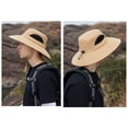 thumbnail image 5 of Montañismo al aire libre sombrero para el sol impermeable de secado rápido, sombrero de pescador con protección solar, sombrero de verano para hombre, sombrero de sombrilla de ala grande, 5 of 5
