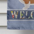 thumbnail image 4 of Carolines Treasures BB8320CHF Pembroke Welsh Corgi Welcome Flag Canvas House Size  Large multicolor, 4 of 4