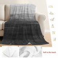 thumbnail image 5 of Grey Ombre Blanket Soft Cozy Warm Throw Blanket for Couch, Plush Fuzzy Flannel Fleece Blankets for Sofa, Modern Abstract Art Ocean Oil Painting Bed Blankets Lightweight Gifts for Women, 50"x60", 5 of 9