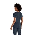 thumbnail image 2 of Barco Grey's Anatomy Impact Women's GIT087 V-Neck Scrub Top Steel X-Small, 2 of 2
