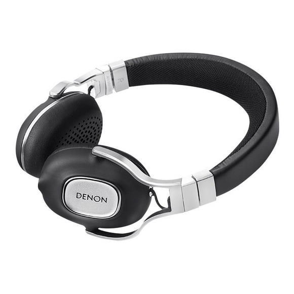 Denon AH-MM300 - Headphones with mic - on-ear - wired - 3.5 mm jack - black