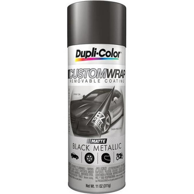 VHT S24-CWRC830 11 oz Wrap Paint - Matte Black Metallic