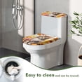 thumbnail image 4 of HELLHERO Cat Toilet Seat Cover Replacement 17x21 Inches Universal Elastic Installation for Toilet, 4 of 8