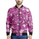 thumbnail image 3 of Chaqueta con cremallera y estampado 3D de hojas de repollo para hombre y mujer, sudadera informal holgada de manga larga, chaqueta bomber con cremallera para primavera y otoño, 3 of 5