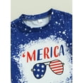 thumbnail image 6 of Niusricy 4th of July Clothes for Baby Boys 0 6M 12M 18M 2T 3T Kids Memorial Day Outfits Short Sleeves T-Shirt Eyeglasses Print Tops and Elastic Shortsnt Fashion Cute 2 Piece Vacation Clothes, 6 of 8