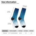 thumbnail image 2 of Vsdgher Christmas Snowflakes Crew Socks for Men & Women, Breathable Casual Athletic Ankle Socks, 2 of 6