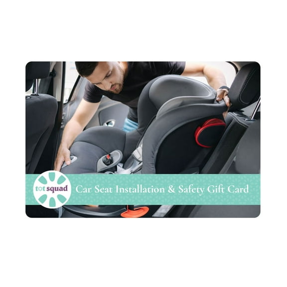 Car Seat Installation & Safety Check with a CPST - Baby Registry Essentials by Tot Squad $50 eGift Card [Email Delivery]