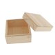thumbnail image 2 of Caja de Sin Terminar de Bricolaje, Caja Decorativa, Caja Cuadrada de Maciza con Tapa, Caja de Tesoro, Caja de BLESIY Caja de madera cuadrada sin terminar, 2 of 7