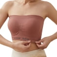 thumbnail image 2 of Strapless Bra for Women Plus Size Self Adhesive Bandeau Bralette Deep V No High Supportive Bras, 2 of 4