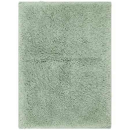 Mohawk Home Classic Cotton Plush Stain/Fade Resistant Non-Slip Washable Bath Mat, Seaglass, 1' 9" X 2' 10"