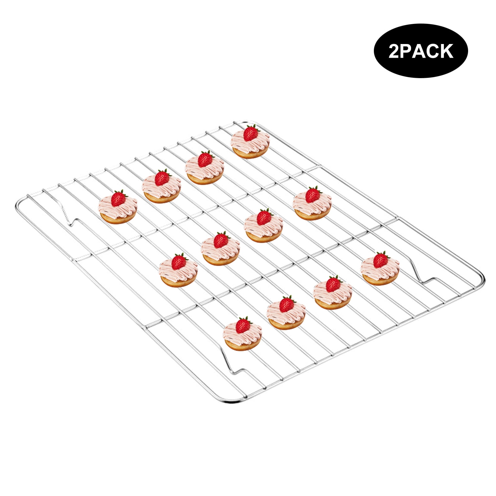 Tripumer 2 Pack Cooling Rack for Baking Square Stainless Steel Wire