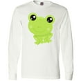thumbnail image 3 of Inktastic Cute Frog, Little Frog, Baby Frog, Green Frog Long Sleeve T-Shirt, 3 of 5