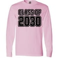 thumbnail image 3 of Inktastic Class of 2030 Long Sleeve T-Shirt, 3 of 5