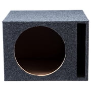 Car Audio Single 12 Vented Subwoofer Stereo Sub Box Ported Enclosure 5/8 MDF