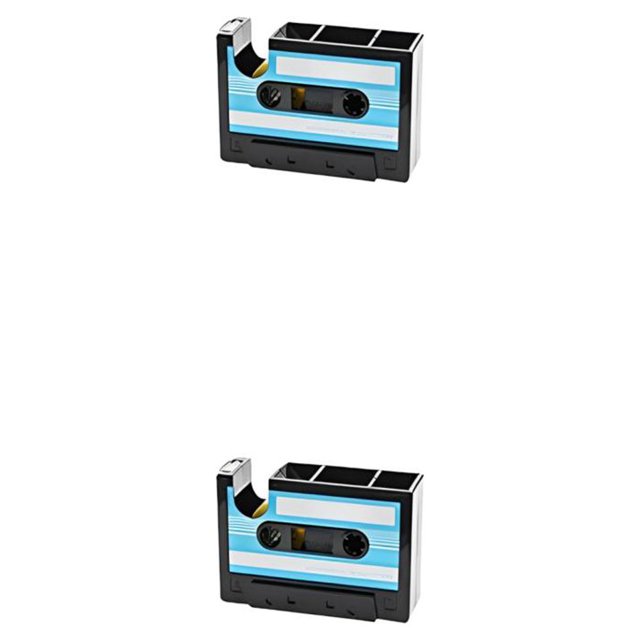 Sidaley ABS organice su escritorio con este elegante portalápices para escritorio, portalápices para niños, portalápices de almacenamiento azul 2Conjunto
