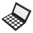 thumbnail image 2 of Empty Makeup Palette, 15 Compartment Professional Empty Eyeshadow Box Black  For Makeup Artist For Home, 2 of 8