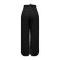 thumbnail image 6 of Women's Casual Pants High Waisted Side Pocket Straight Leg Work Pants Women'S Fashionable High Waist Zipper Casual Pants Suit Pants,Black Women's Casual Pants L, 6 of 6