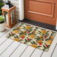 thumbnail image 4 of 2x3 Ft Entryway Area Rug, Banana Pineapple Kitchen Rug Runner Washable Floor Mat, Summer Tropical Fruit Botanical Non Slip Indoor Door Mat Throw Carpet for Bathroom Living Room Bedroom, 4 of 8