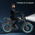 thumbnail image 6 of 2*750W Electric Bike For Adults 20" Aluminum Alloy Man Woman Electric Bicycle 48V 23AH Mountain City Commuting Ebike UL2849, 6 of 8