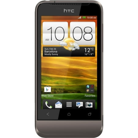 HTC One V 4 GB Smartphone, 3.7" LCD480 x 800, Android 4.0 Ice Cream Sandwich, 3G