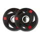 thumbnail image 2 of Par Discos Olímpicos de 5 Libras, Pesas Plastificados Goma Anti-Impacto para Gimnasio, Levantamiento de Fuerza, 2 of 6