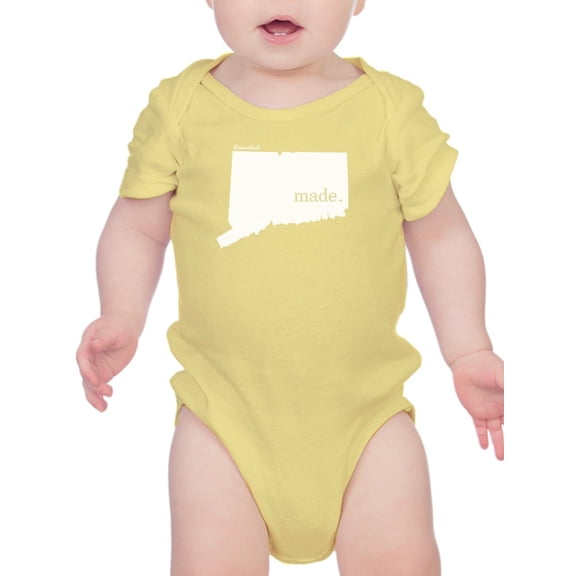 Made In Connecticut Bodysuit Infant -Smartprints Designs, 24 Months