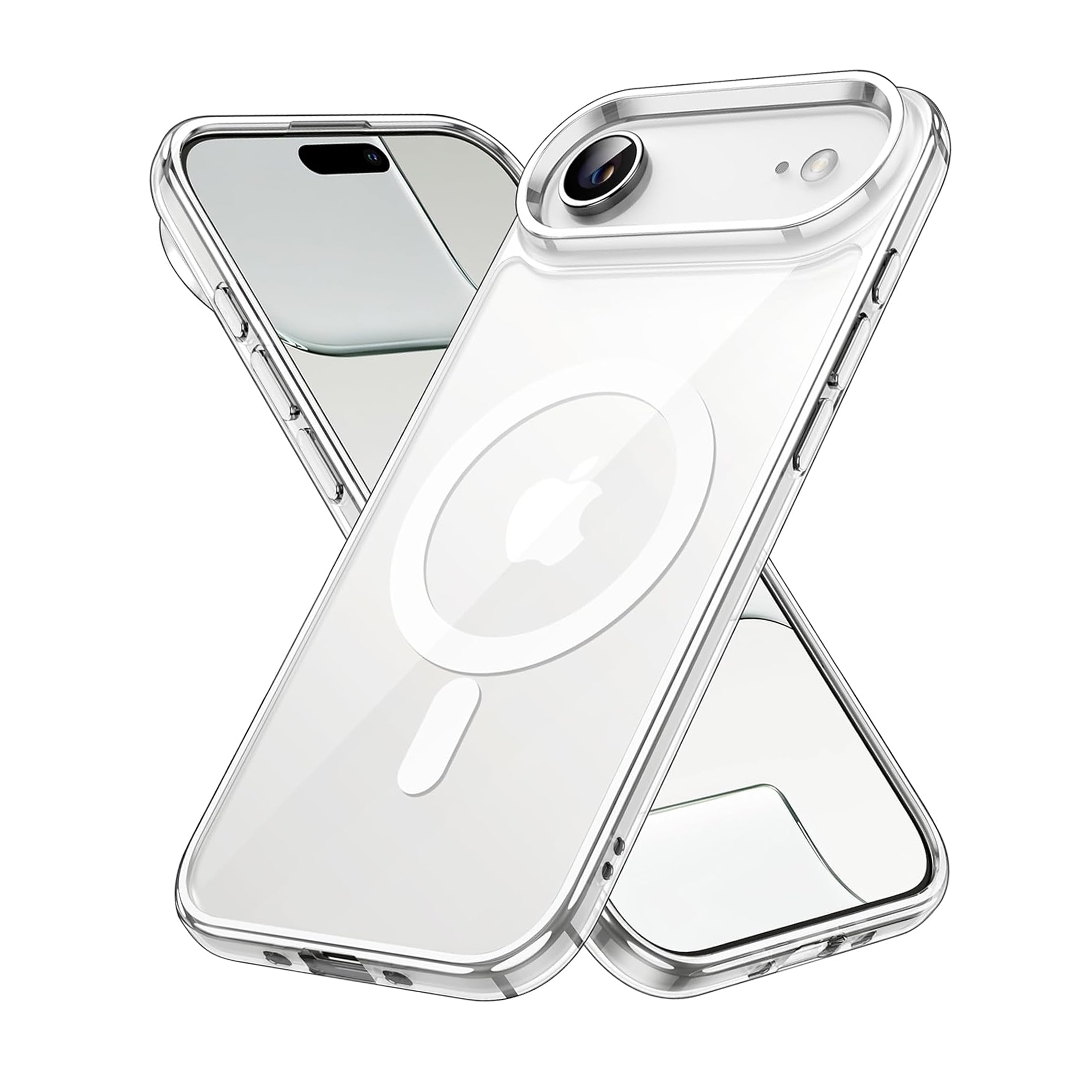 Onn iPhone 17 Air MagSafe Compatible Durable Silicone Phone Case, Slim & Lightweight Profile, 6 ft./1.8 m Premium Drop Protection