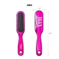 thumbnail image 5 of RED by Kiss Wig Brush, Anti-Static & Anti-Frizz for All Hair Types, Stainless Steel Bristles for Easy Detangle, Smooth Hair & Wig Without Breakage, No Snag with Knot-Free Bristles (Mini), 5 of 6