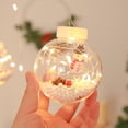 thumbnail image 1 of Lámpara de alambre de cobre con forma de bola de los deseos para árbol de Navidad, muñeco de nieve y Papá Noel, con luz LED, para cortina, decoración navideña, para ventana, 1 of 6