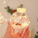 thumbnail image 1 of Lámpara de alambre de cobre con forma de bola de los deseos para árbol de Navidad, muñeco de nieve y Papá Noel, con luz LED, para cortina, decoración navideña, para ventana, 1 of 6