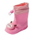 thumbnail image 1 of NOKIO Rain Shoes For Children Lined Rubber For Boys And Girls, Lightweight Rain Water Proof NonSlip GumBoot𝗌 With Drawstring, 1 of 5