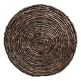 thumbnail image 6 of JONATHAN Y Marisol 19.65" Coastal Bohemian Handwoven Water Hyacinth Round Accent Side Table, Brown, TBL2504B, 6 of 7