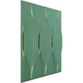 thumbnail image 2 of 19 5/8"W x 19 5/8"H Willow EnduraWall Decorative 3D Wall Panel, Universal Pearl Metallic Sea Mist (Covers 2.67 Sq. Ft.), 2 of 6