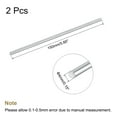 thumbnail image 2 of Uxcell 4mm Diameter 150mm Length Carbon Steel Rod Hard Shaft Solid Round Rod 2pack, 2 of 5
