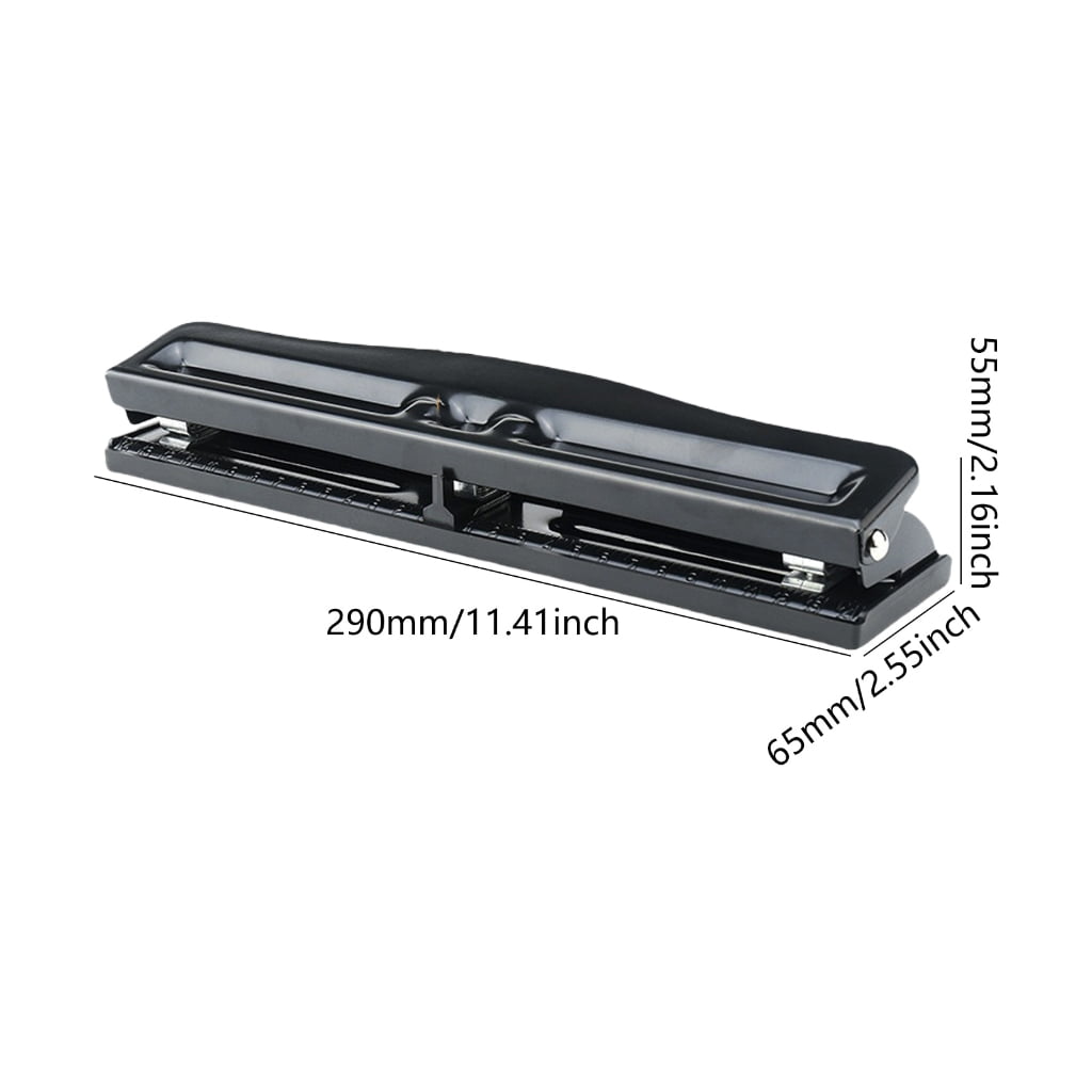 3-Hole 4-Hole Paper Puncher Hand Account Hole Puncher Adjustable Hole Punch