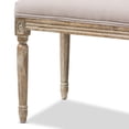 thumbnail image 4 of Baxton Studio Clairette Wood Traditional French Bench, 4 of 6