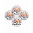 thumbnail image 7 of 15 Inch Round Placemats Set of 4, Spring Easter Non Slip Heat Insulation PP Table Mats, Colorful Gnomes Rabbits Eggs Flowers Love Beige Washable Place Mats for Kitchen Dining Party Table Decor, 7 of 7