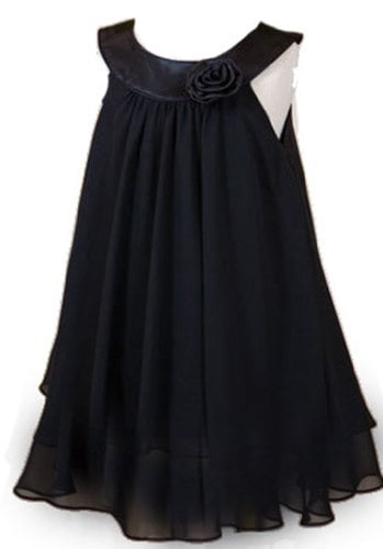simple black dress for girls