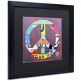 thumbnail image 2 of Trademark Fine Art 'Peace' Canvas Art by Design Turnpike, Black Matte, Black Frame, 2 of 4