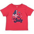 thumbnail image 3 of Inktastic 4th of July with Striped Stars Boys or Girls Baby T-Shirt, 3 of 5