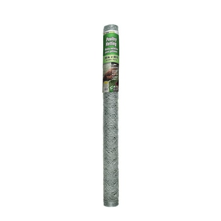 YardGard 36" x 50’ 2 inch Mesh Hexagonal Poultry Netting Wire Fence