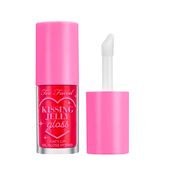 Too Faced Kissing Jelly Gloss Juicy Lip Oil/Gloss Hybrid 4.5 mL / 0.15 Fl oz - Cherry Pie