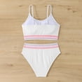 thumbnail image 3 of Jamicy Bikini Sets for Women High Waisted Bikini Sets 2 Piece Scoop Neck Tummy Control Swimsuits Full Coverage Bathing Suit Summer Beach Swim Wear, 3 of 9