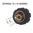 thumbnail image 2 of Kuymtek Adaptador Conexión Rápida 1/4 A M22 14 15 para Lavadora A Presión, 2 of 6