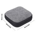 thumbnail image 2 of Estuche pequeño para transporte de auriculares Bolsas para cables de datos Estuche para mini dispositivos tecnológicos (cuadrado), 2 of 8