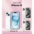 thumbnail image 2 of for iPhone 15 Magsafe Case, 6.6ft Drop Protection, Full Body Screen Camera Protective Phone Case, Hot Pink, 2 of 12