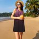 thumbnail image 3 of Disketp Pink Glitter Sparkles A para Vestido sin Mangas para Mujeres, Vestidos de Verano para Mujeres, Casual y Holgado para la Playa, 3 of 7