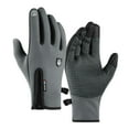 thumbnail image 3 of Floleo Winter Thermal Gloves For Men And Women, Windproof & Water-Resistant, Warm Gloves With Touch-Screen Fingers, Non-Slip Palm And Comfortable Lining For Driving, Cycling, Hiking, 3 of 4