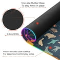 thumbnail image 4 of Wireless Charging Mouse Pad Large RGB Gaming Desk Mat 13 Light Modes Mousepad 35.4x15.7 Animals Icons, 4 of 6